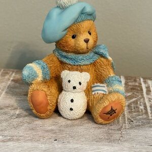 Jack by cherished teddy  Blue and Orange Bear Decor